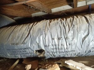 Damaged Duct with Holes (3)